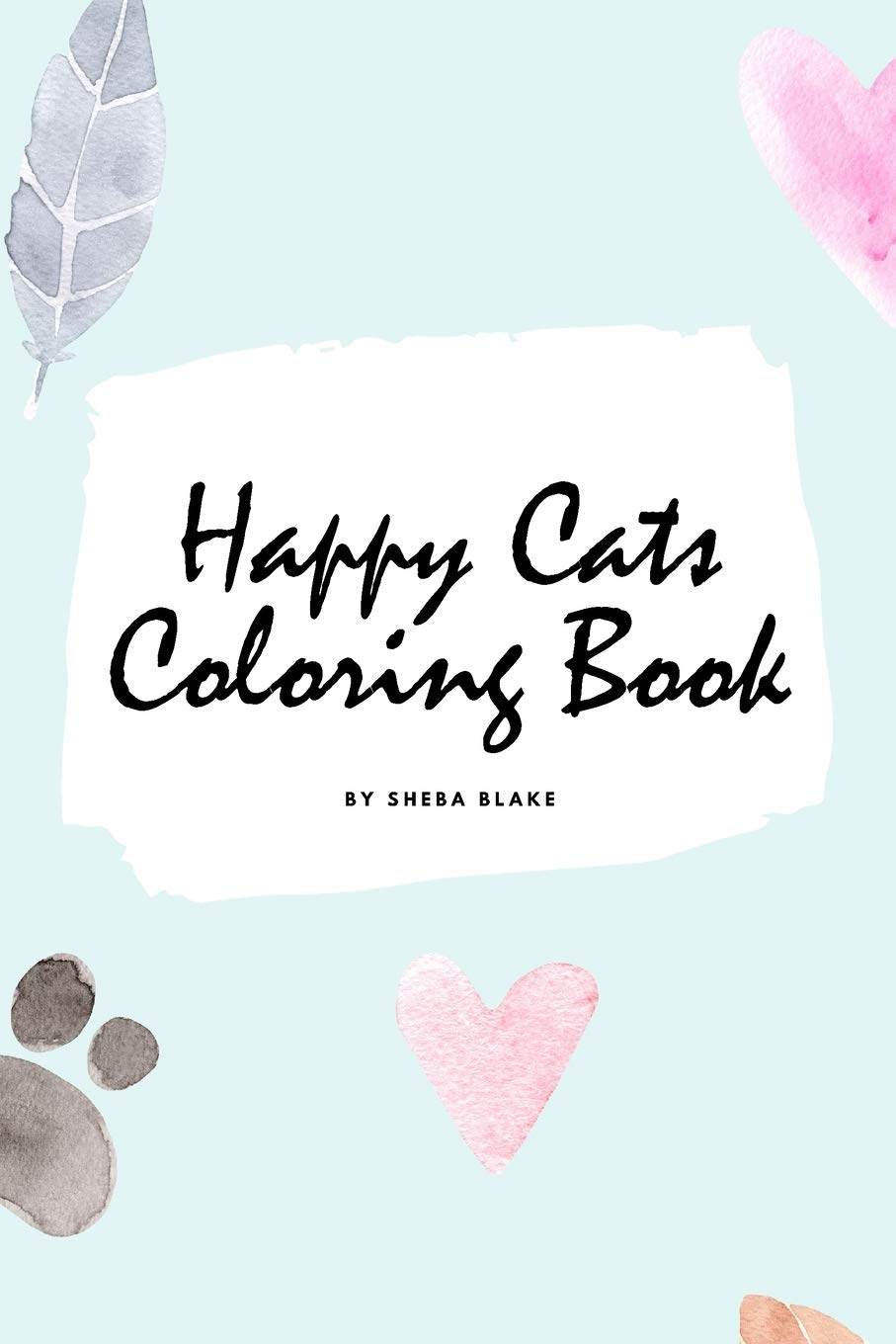 Happy Cats Coloring Book for Children (6x9 Coloring Book / Activity Book) Tiptoi & Games