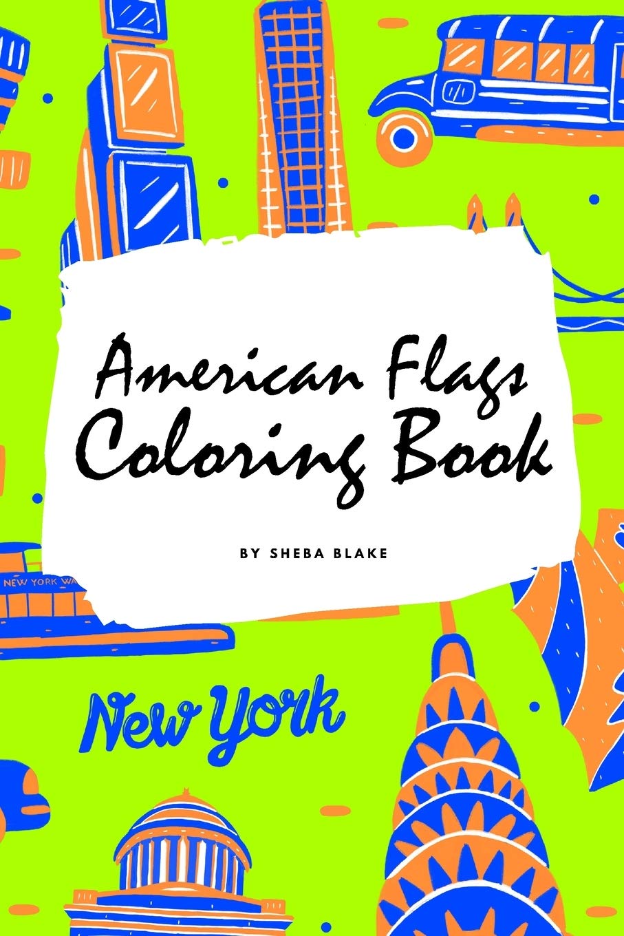 American Flags of the World Coloring Book for Children (6x9 Coloring Book / Activity Book) Tiptoi & Games