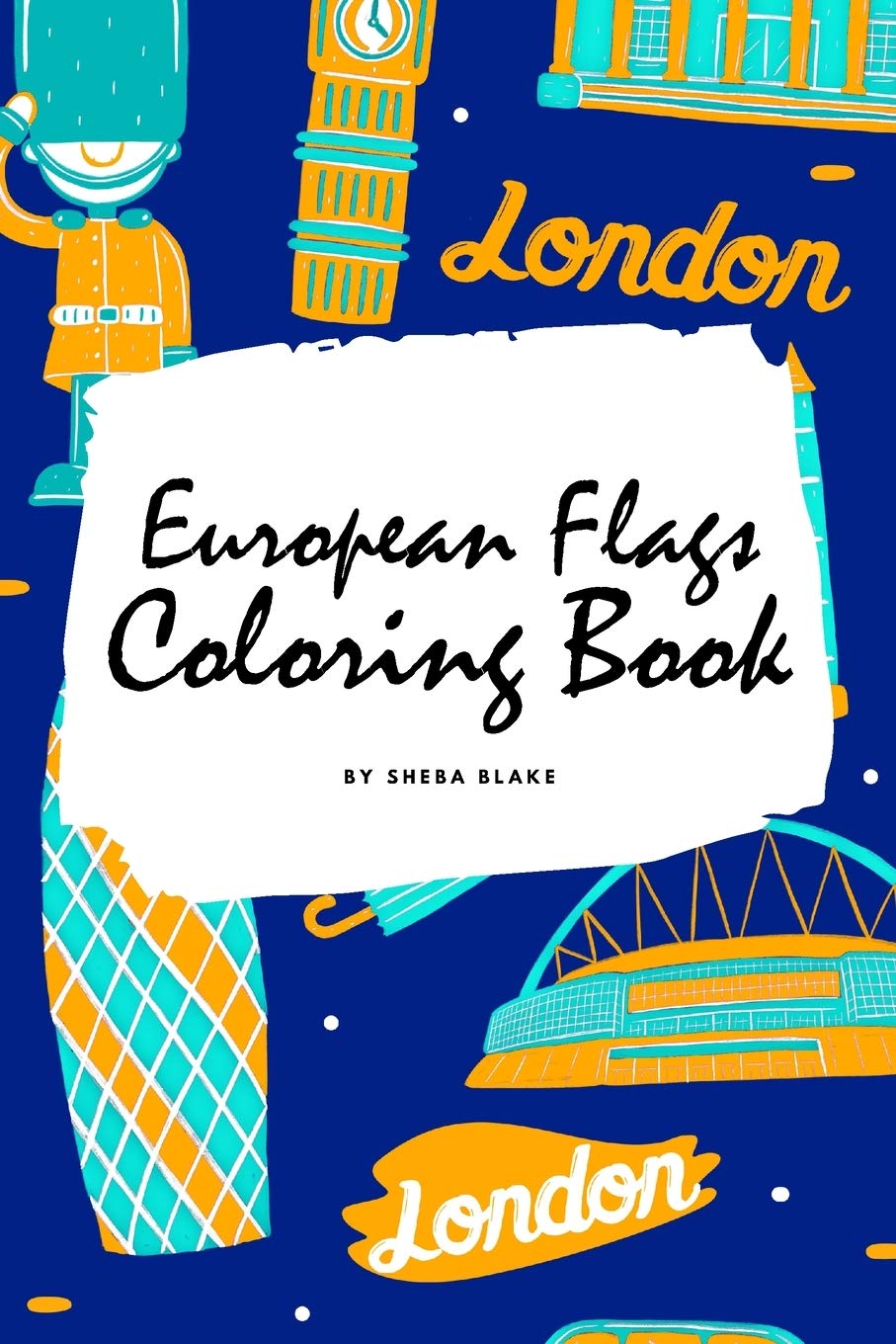 European Flags of the World Coloring Book for Children (6x9 Coloring Book / Activity Book) Tiptoi & Games