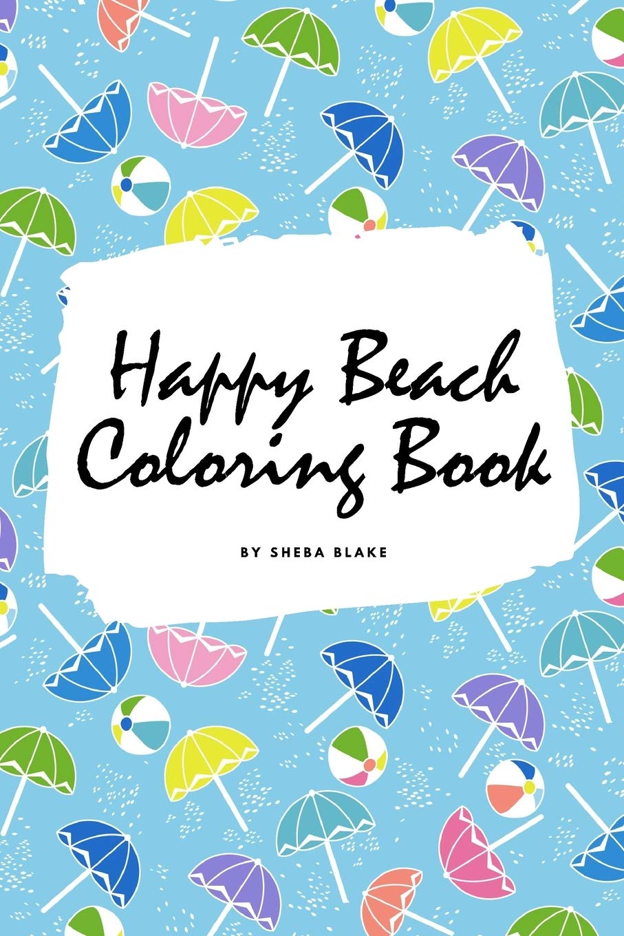 Happy Beach Coloring Book for Children (6x9 Coloring Book / Activity Book) Tiptoi & Games