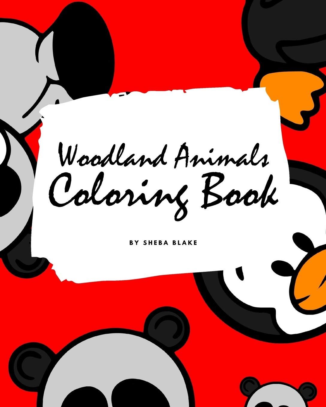 Woodland Animals Coloring Book for Children (8x10 Coloring Book / Activity Book) Tiptoi & Games