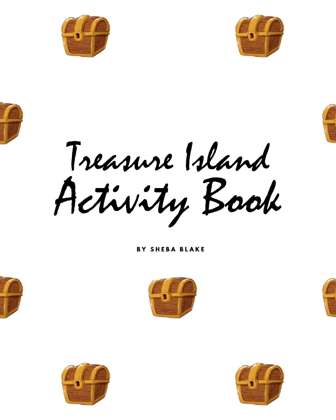Treasure Island Coloring Book for Children (8x10 Coloring Book / Activity Book) Tiptoi & Games