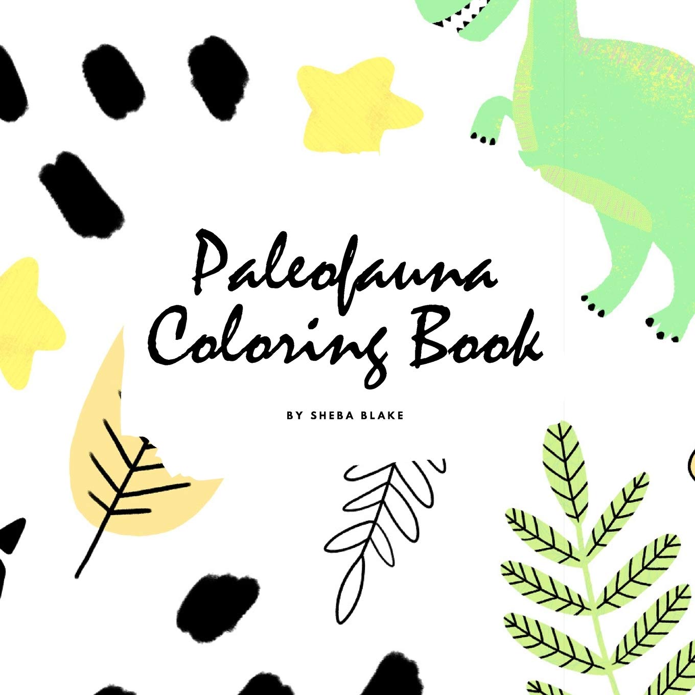 Paleofauna Coloring Book for Children (8.5x8.5 Coloring Book / Activity Book) Tiptoi & Games