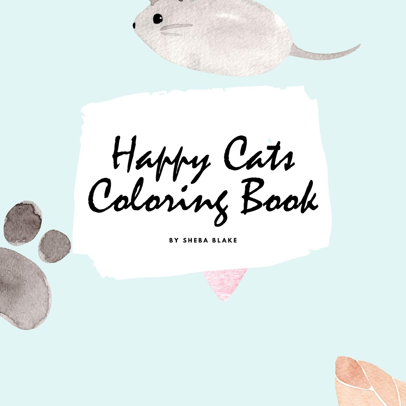 Happy Cats Coloring Book for Children (8.5x8.5 Coloring Book / Activity Book) Tiptoi & Games