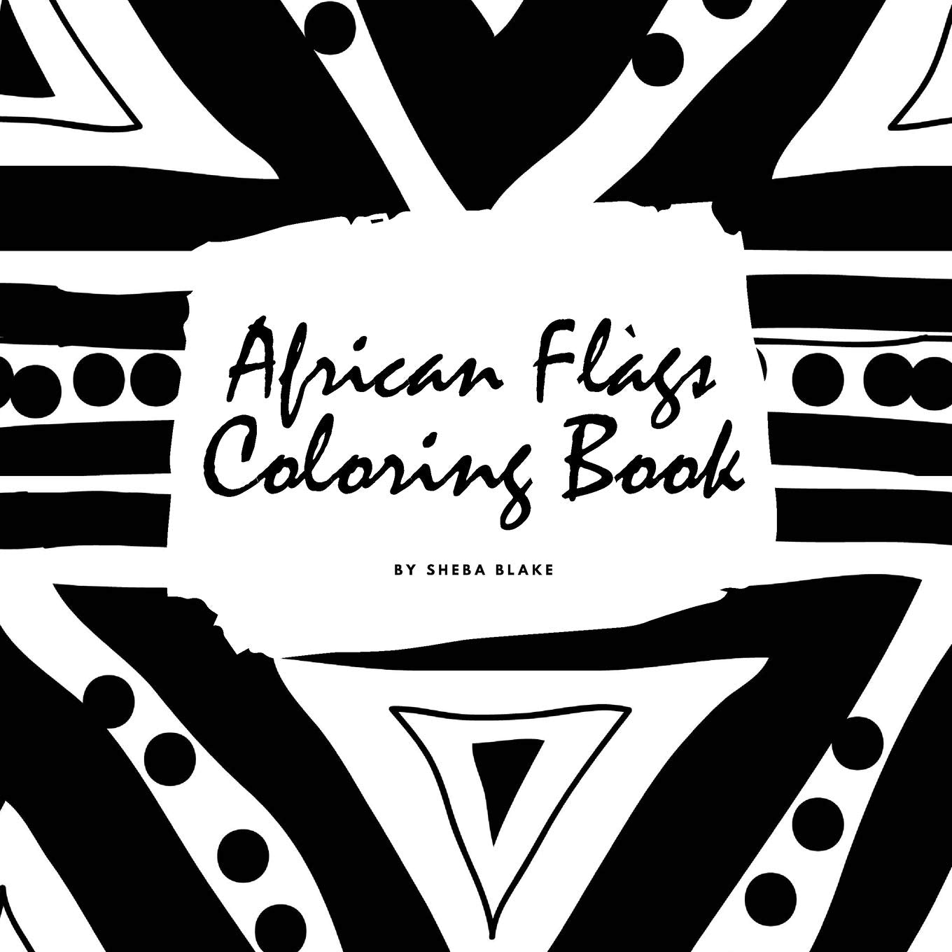 African Flags of the World Coloring Book for Children (8.5x8.5 Coloring Book / Activity Book) Tiptoi & Games