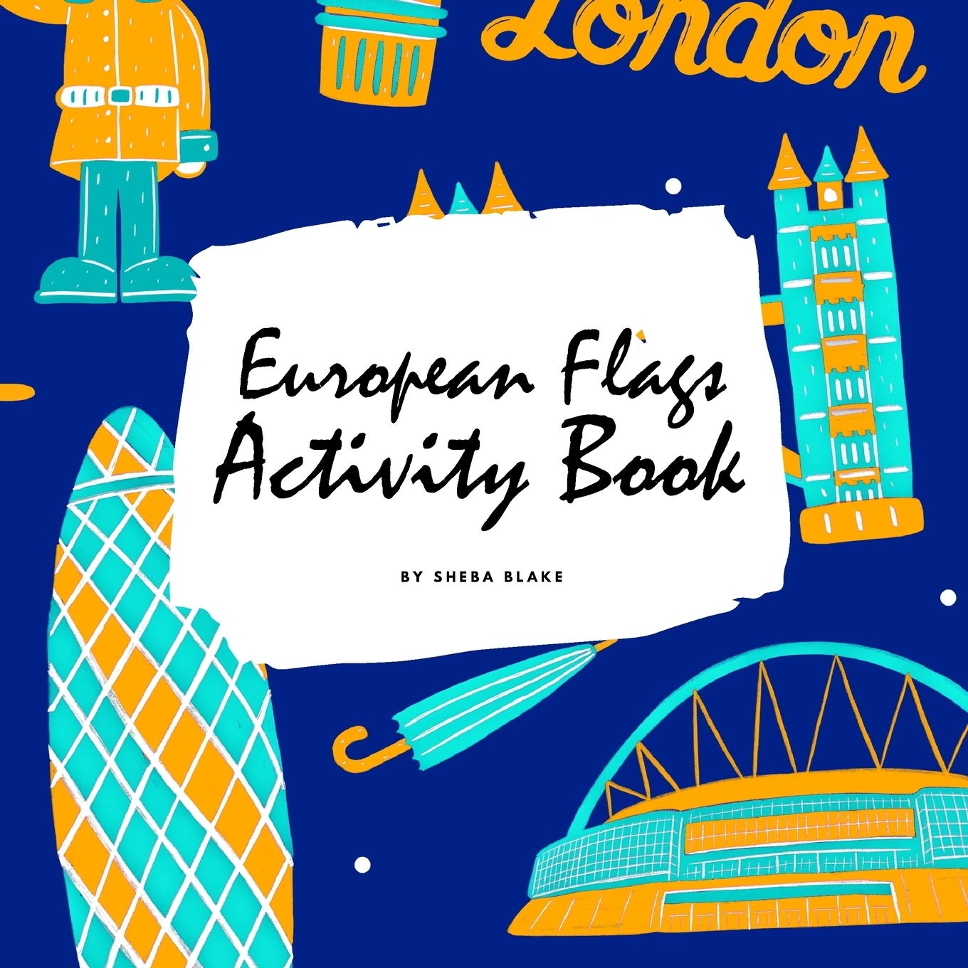 European Flags of the World Coloring Book for Children (8.5x8.5 Coloring Book / Activity Book) Tiptoi & Games