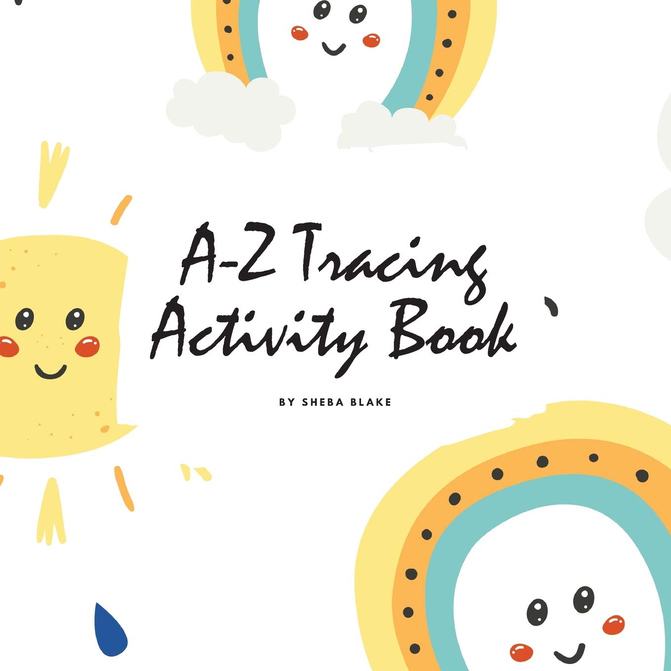A-Z Tracing and Color Activity Book for Children (8.5x8.5 Coloring Book / Activity Book) Tiptoi & Games