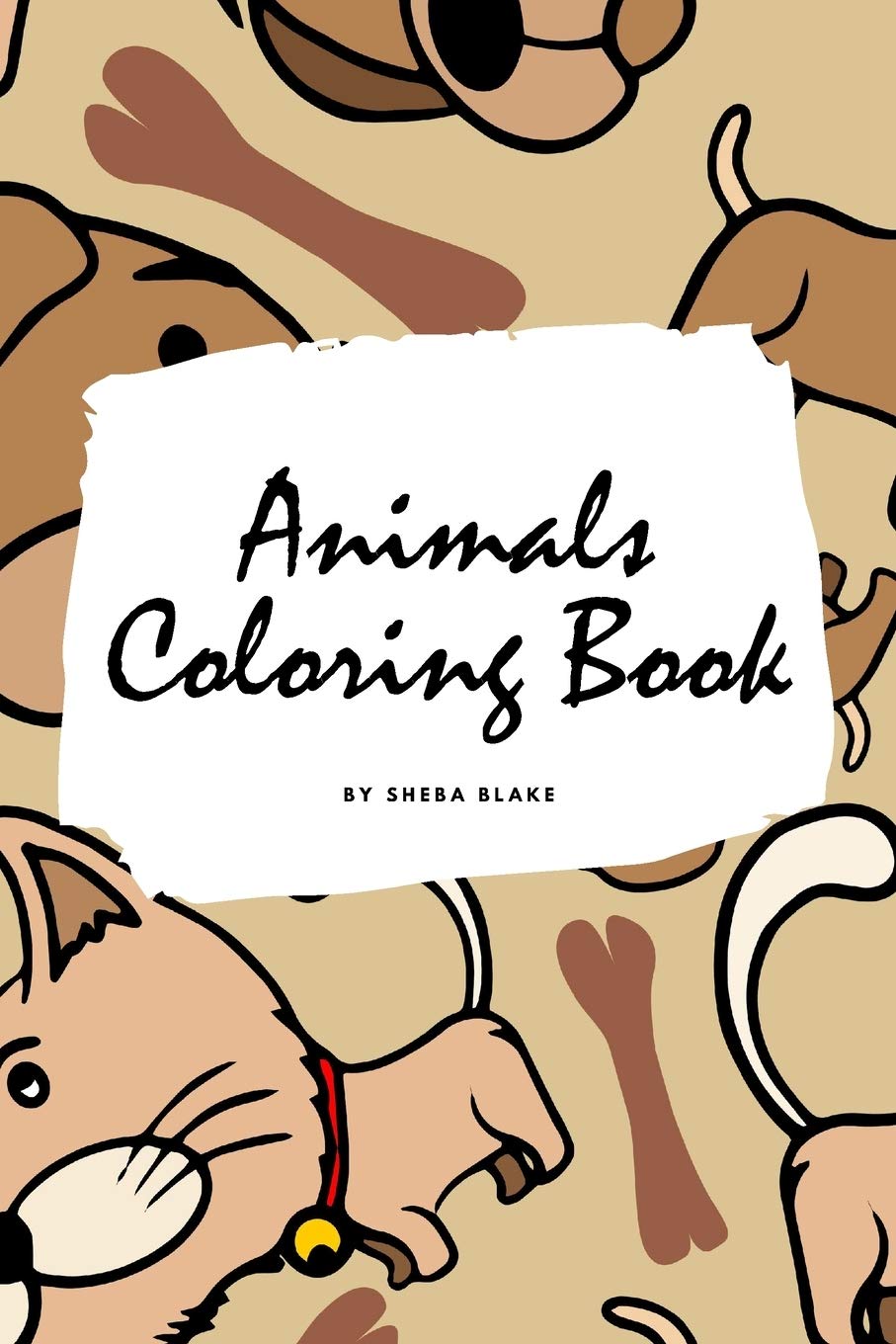 Animals Coloring Book for Children (6x9 Coloring Book / Activity Book) Tiptoi & Games