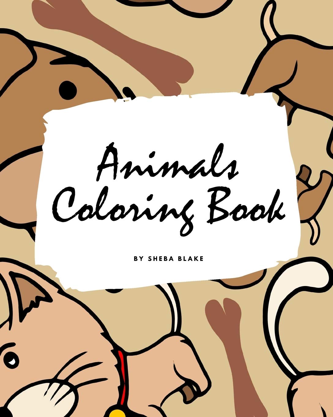 Animals Coloring Book for Children (8x10 Coloring Book / Activity Book) Tiptoi & Games
