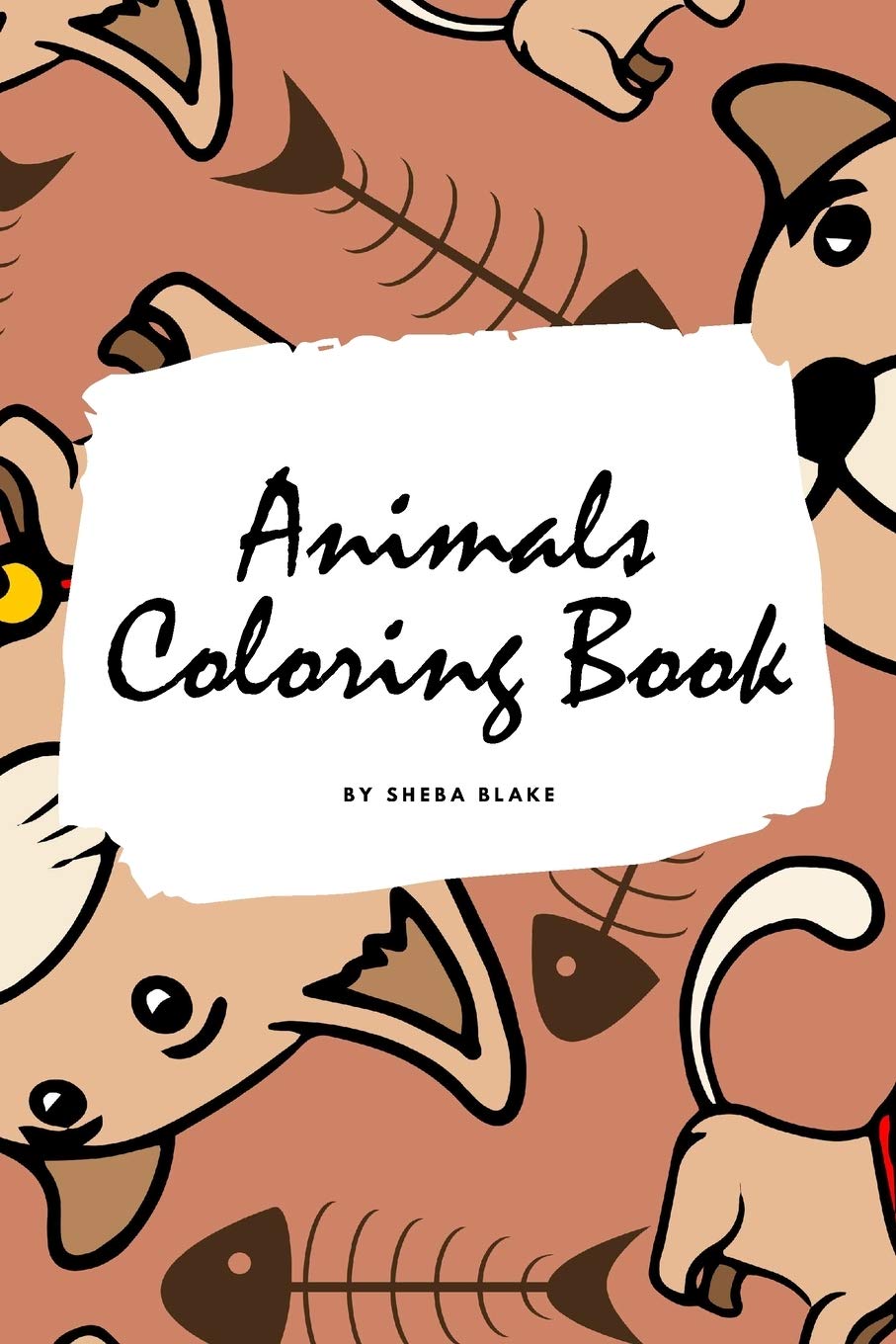 Animals Coloring Book for Children (6x9 Coloring Book / Activity Book) Tiptoi & Games