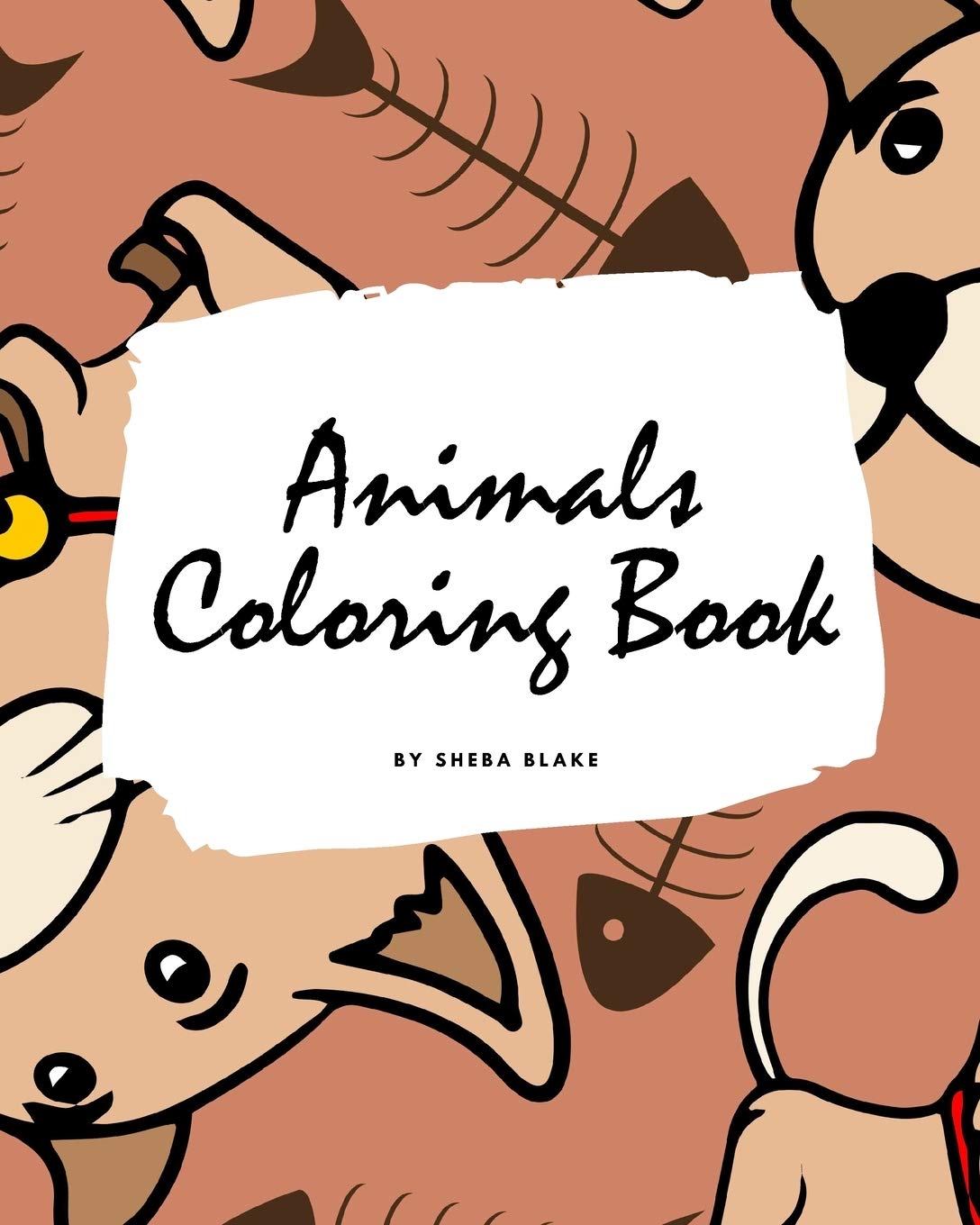 Animals Coloring Book for Children (8x10 Coloring Book / Activity Book) Tiptoi & Games