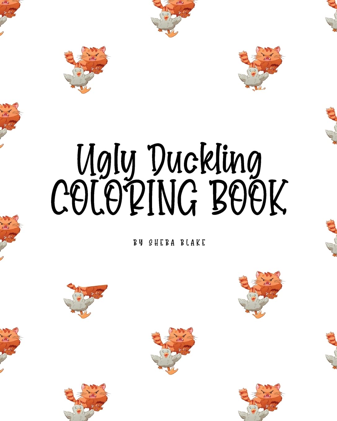 The Ugly Duckling Coloring Book for Children (8x10 Coloring Book / Activity Book) Tiptoi & Games