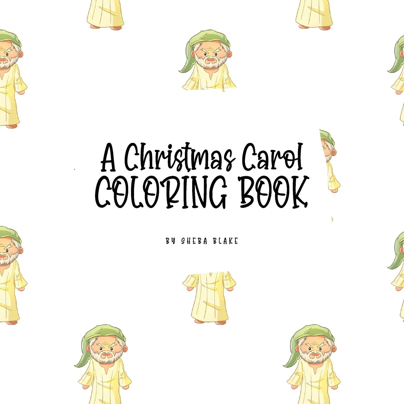 A Christmas Carol Coloring Book for Children (8.5x8.5 Coloring Book / Activity Book) Tiptoi & Games