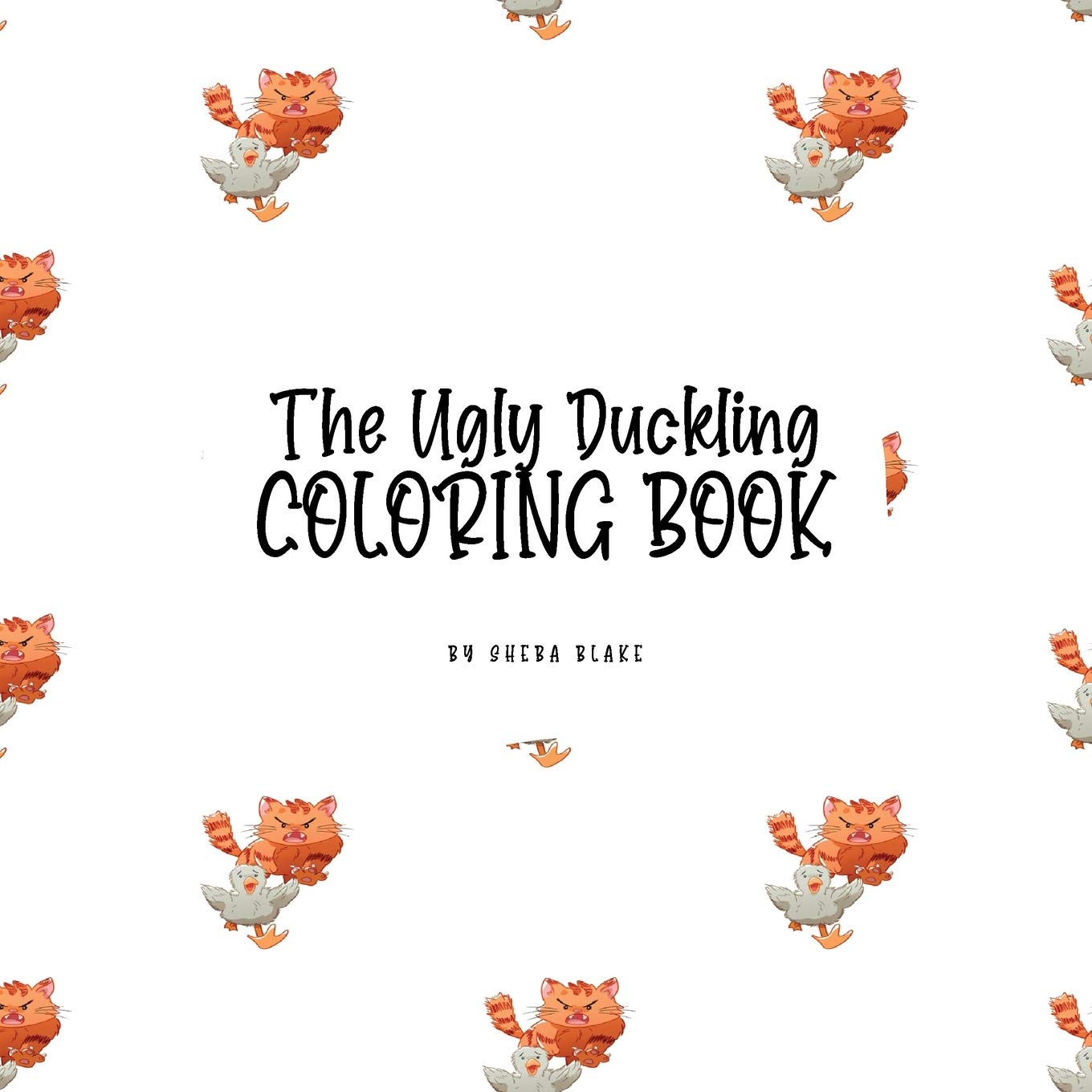 The Ugly Duckling Coloring Book for Children (8.5x8.5 Coloring Book / Activity Book) Tiptoi & Games