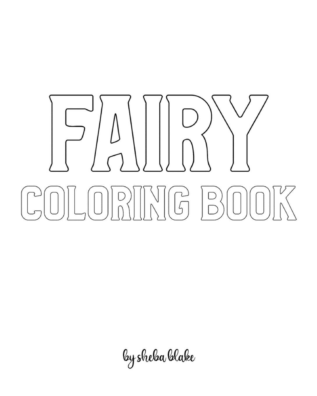 Fairy Coloring Book for Children - Create Your Own Doodle Cover (8x10 Softcover Personalized Coloring Book / Activity Book) Tiptoi & Games