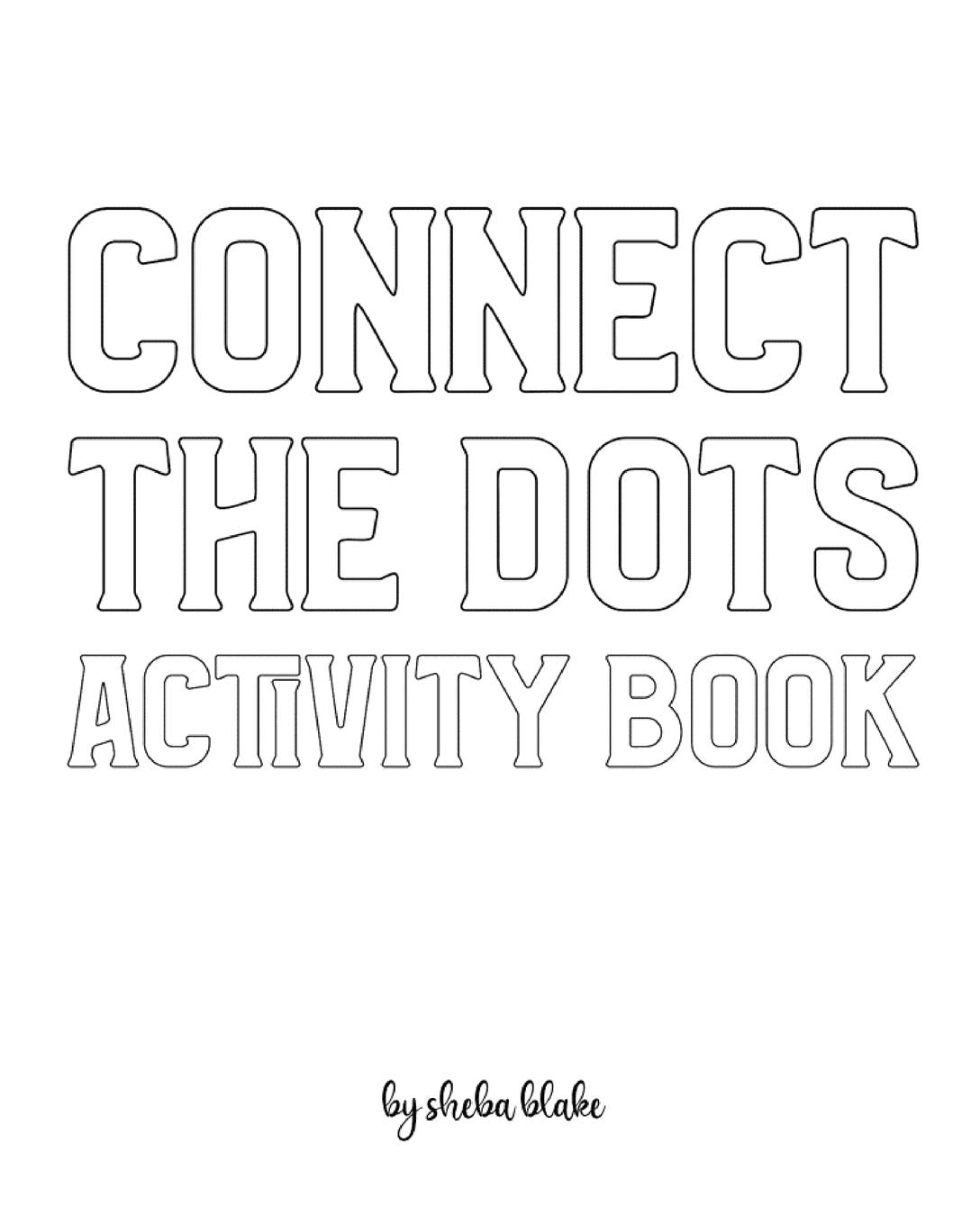 Connect the Dots with Animals Activity Book for Children - Create Your Own Doodle Cover (8x10 Softcover Personalized Coloring Book / Activity Book) Tiptoi & Games