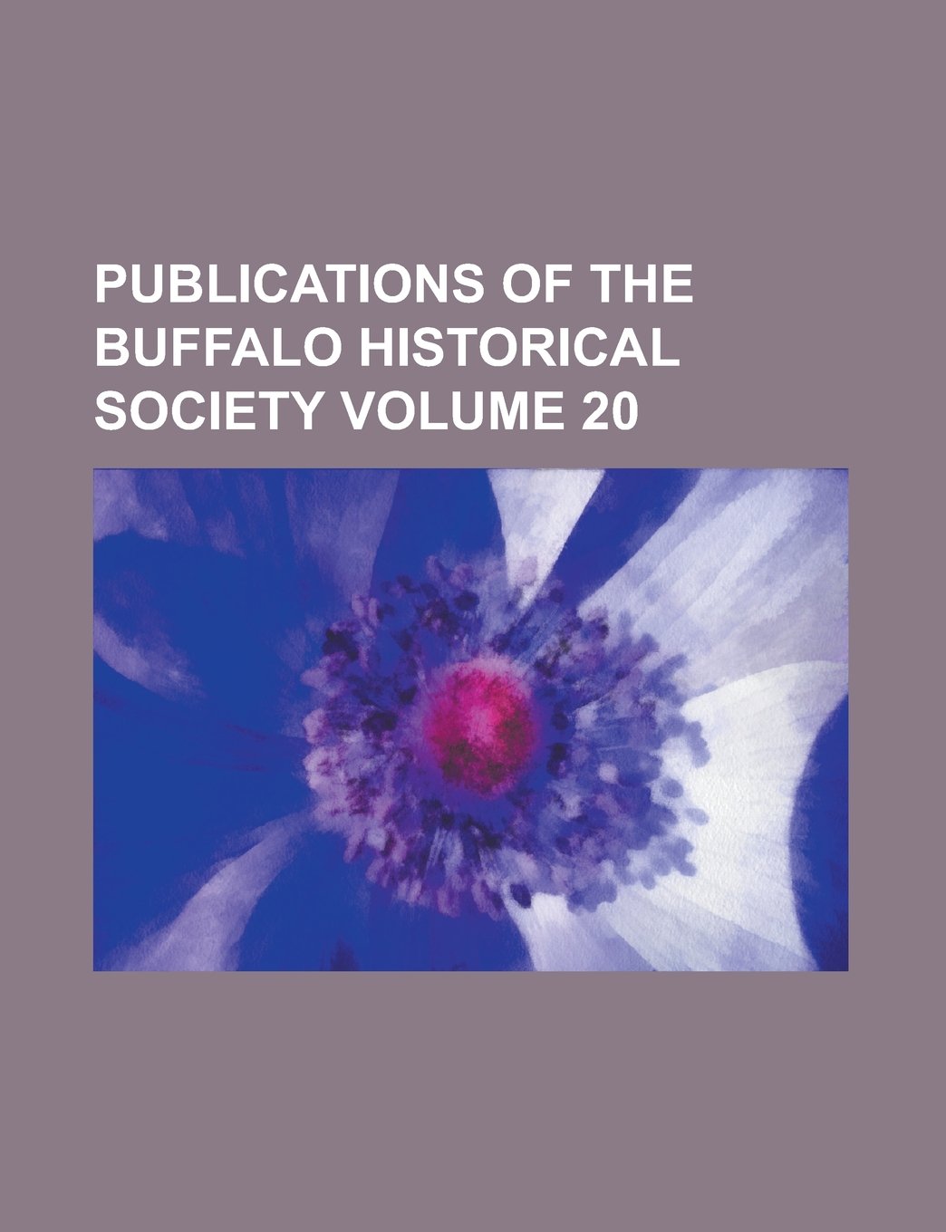 Publications of the Buffalo Historical Society Volume 20 Books