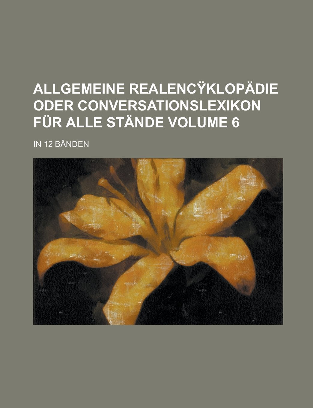 Allgemeine Realencÿklopädie oder Conversationslexikon für alle Stände; In 12 Bänden Volume 6 Books
