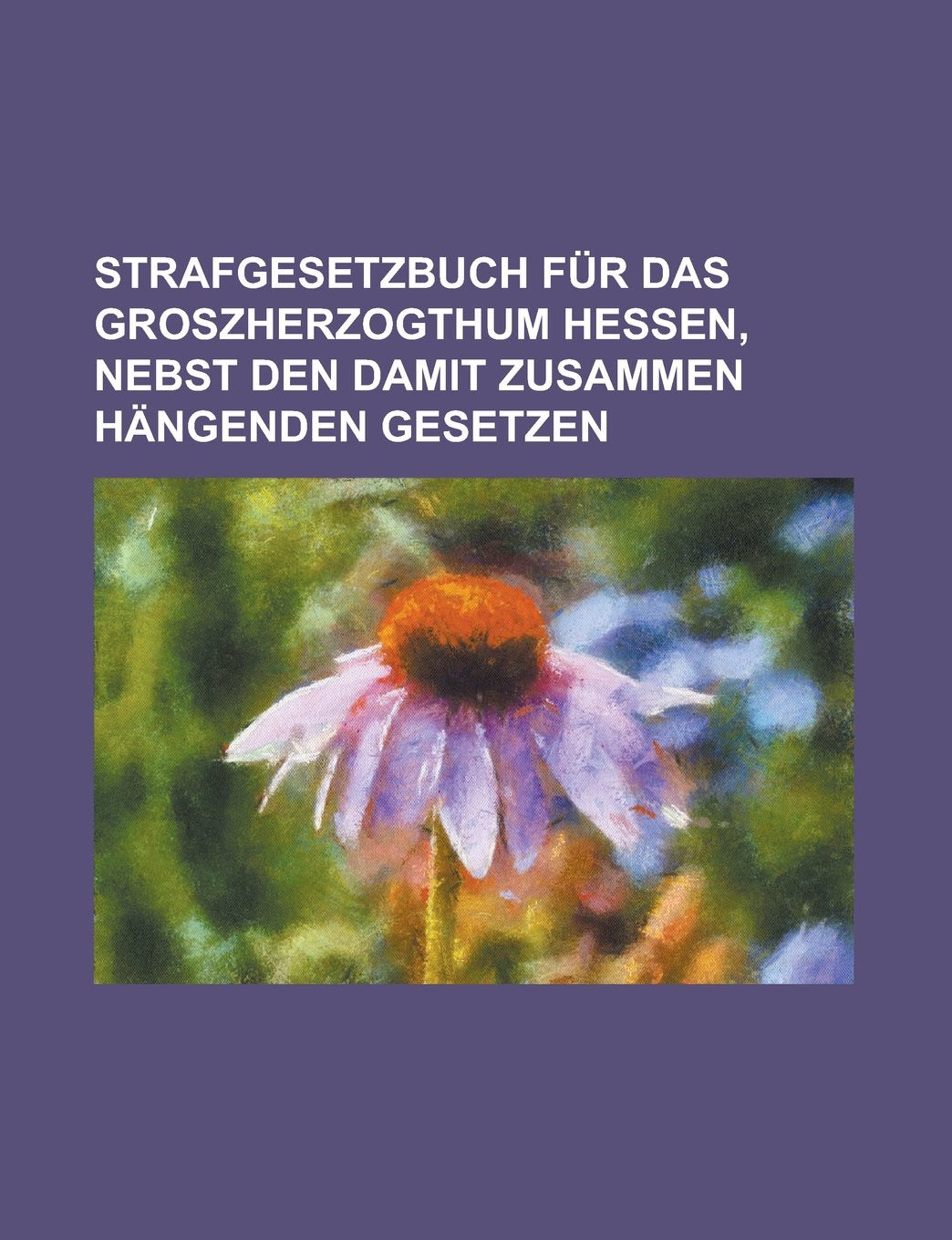 Strafgesetzbuch für das Groszherzogthum Hessen, nebst den damit zusammen hängenden Gesetzen Books