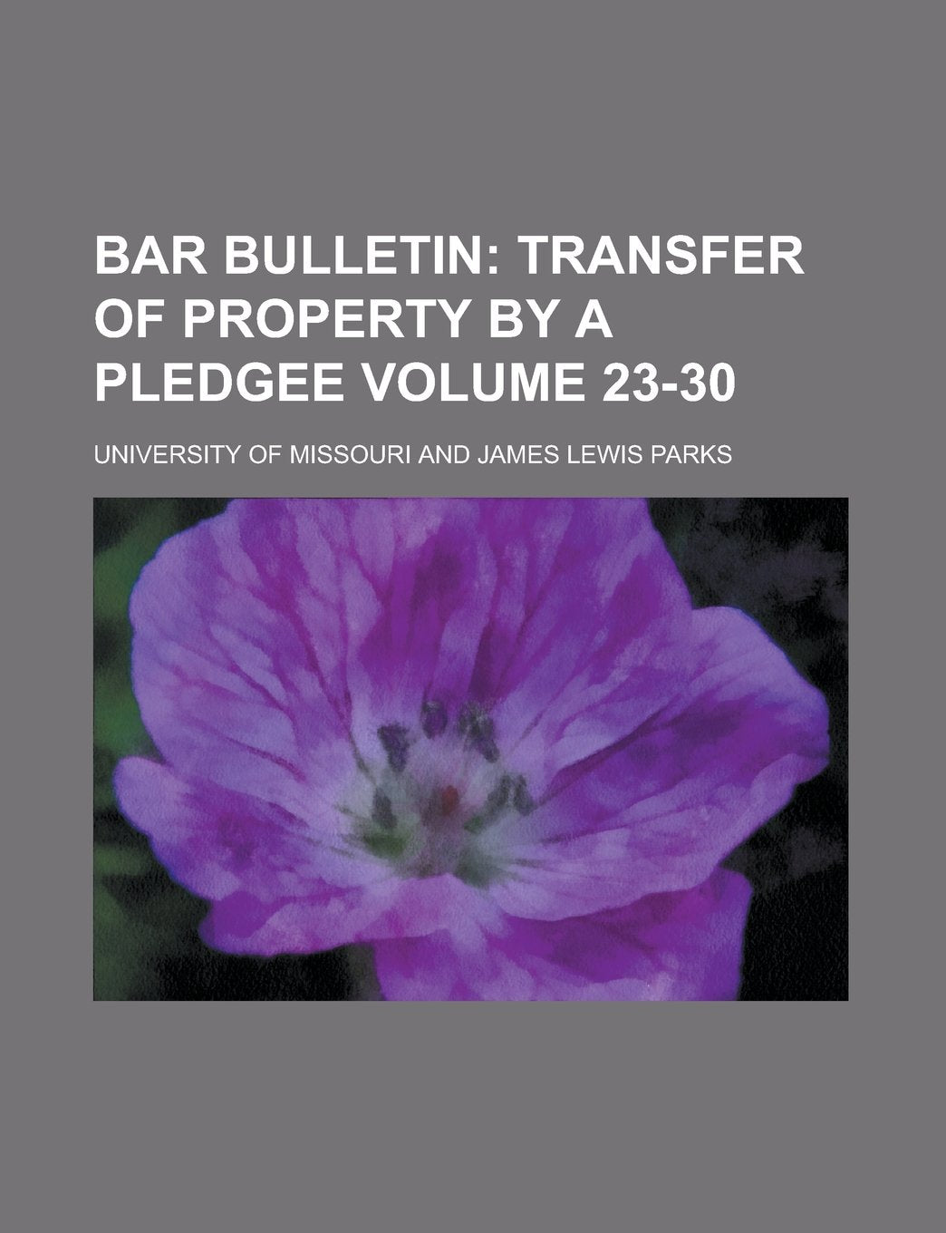 Bar Bulletin Volume 23-30 Books