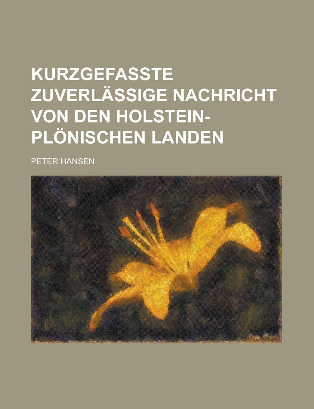 Kurzgefaßte zuverlässige Nachricht von den Holstein-Plönischen Landen Books