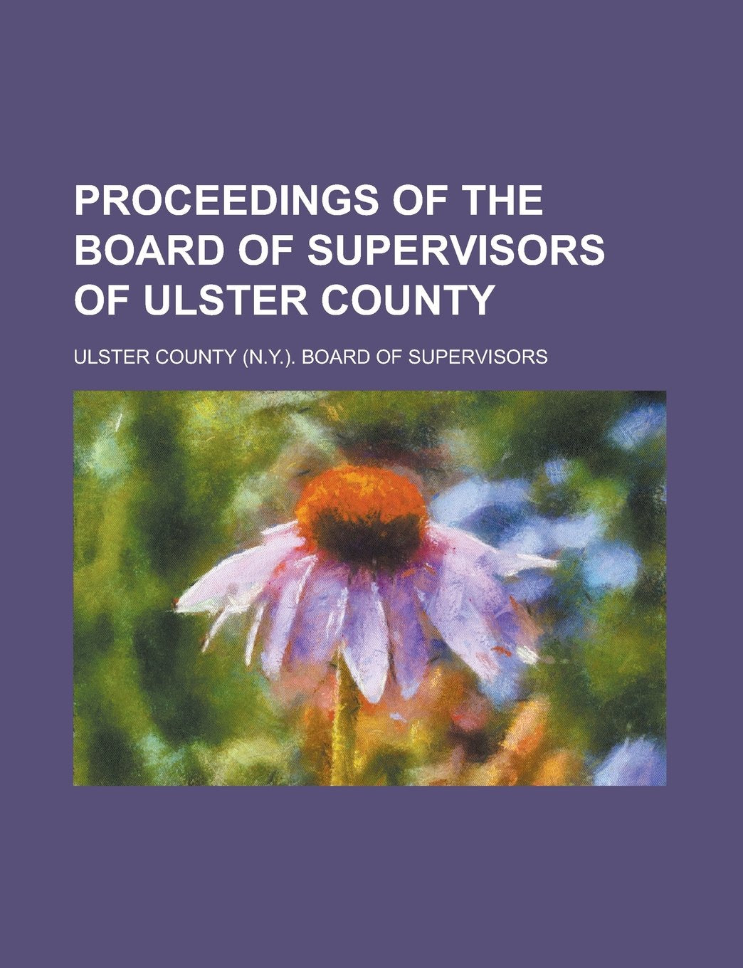 Proceedings of the Board of Supervisors of Ulster County Books