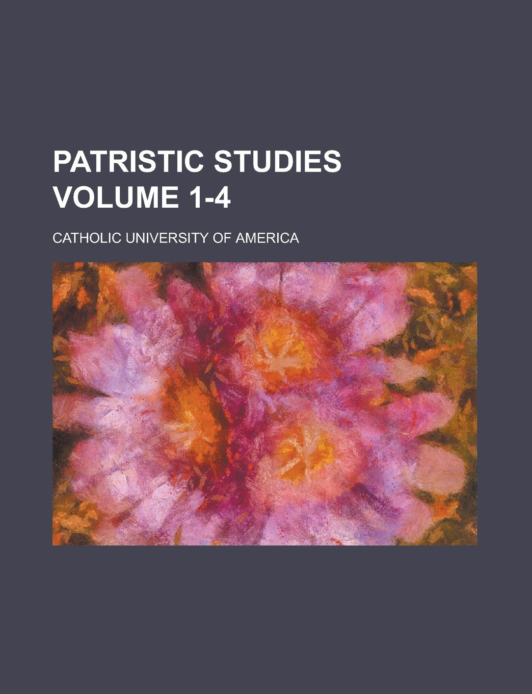 Patristic Studies Volume 1-4 Books