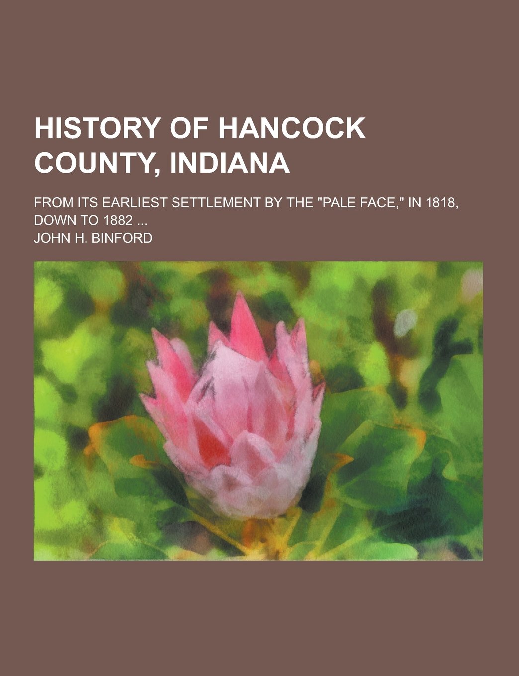 History of Hancock County, Indiana; From Its Earliest Settlement by the Pale Face, in 1818, Down to 1882 ... Politics & History