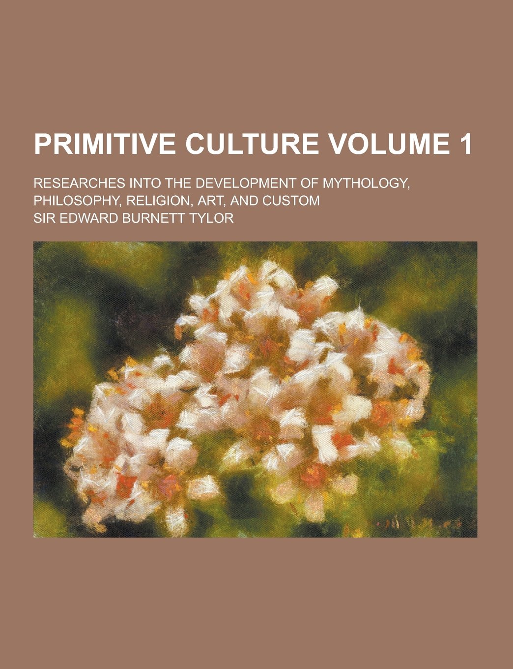 Primitive Culture; Researches Into the Development of Mythology, Philosophy, Religion, Art, and Custom Volume 1 Books