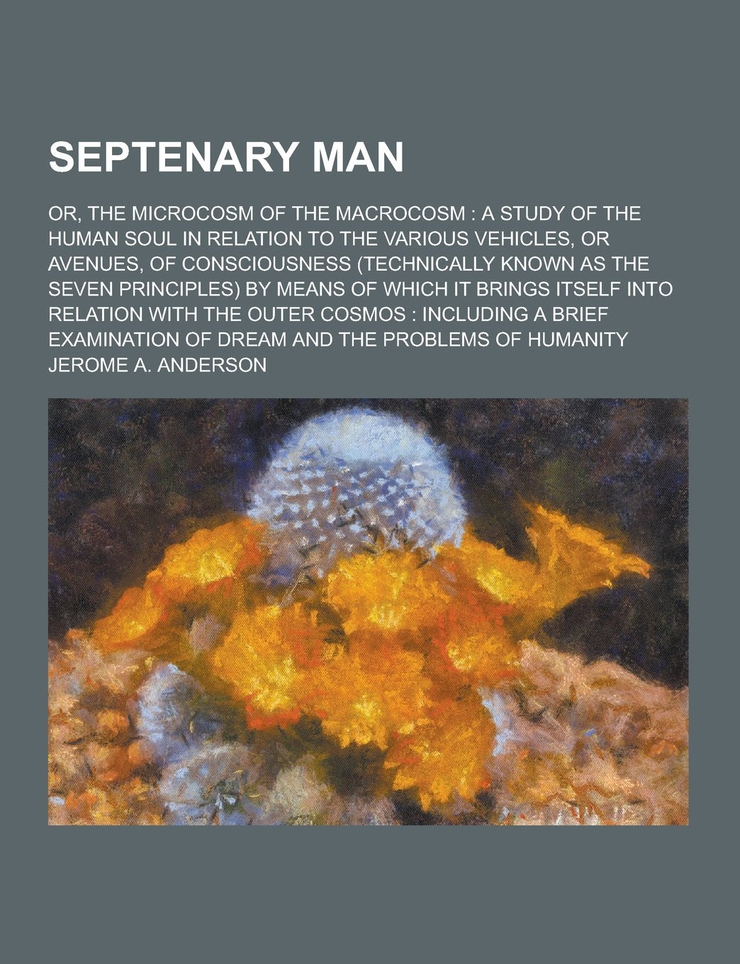 Septenary Man; Or, the Microcosm of the Macrocosm: A Study of the Human Soul in Relation to the Various Vehicles, or Avenues, of Consciousness (Techni Books