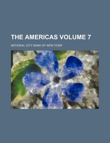 The Americas Volume 7 Books