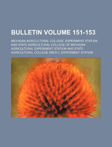 Bulletin Volume 151-153 Books