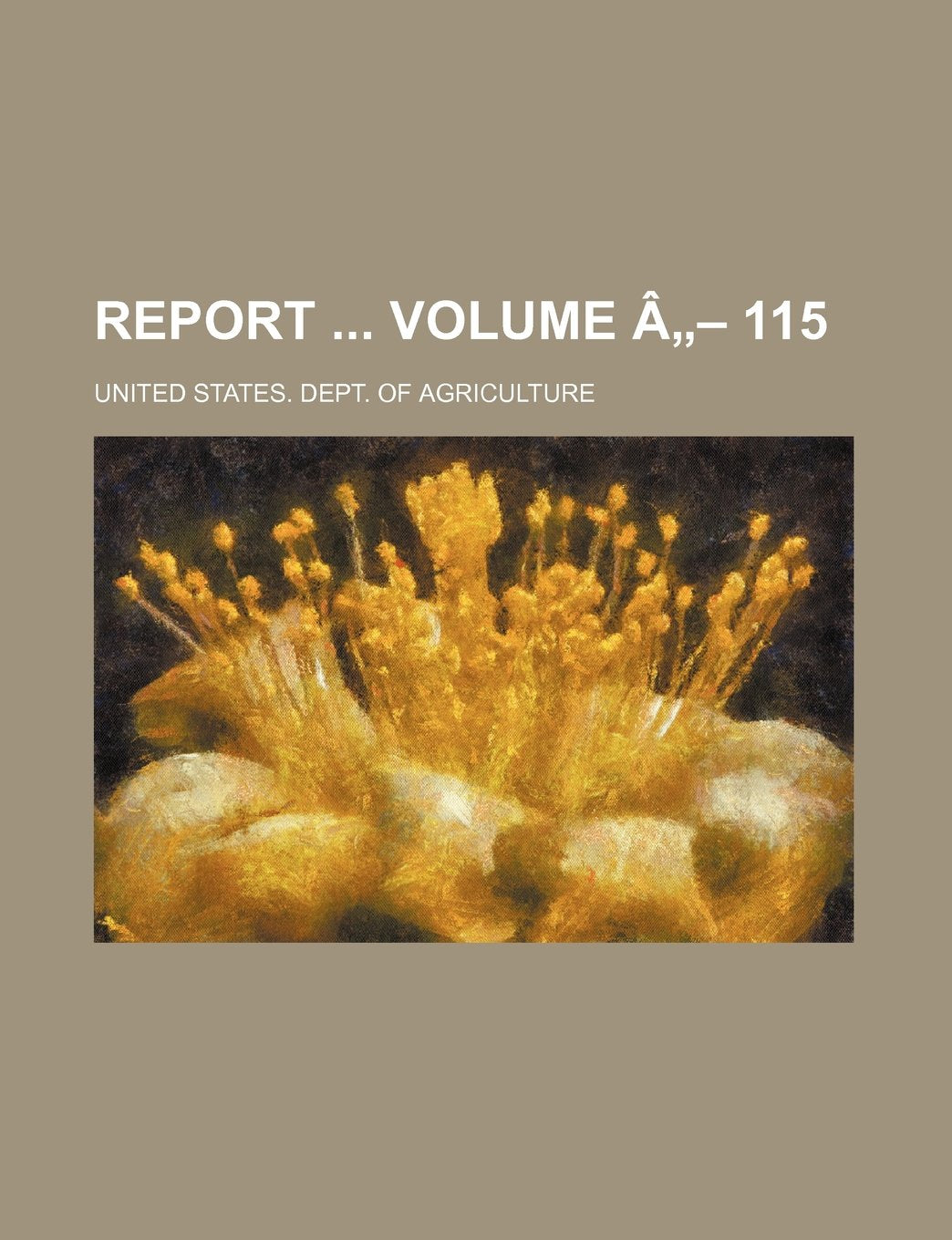 Report Volume a - 115 Books