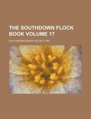 The Southdown Flock Book Volume 17 Books