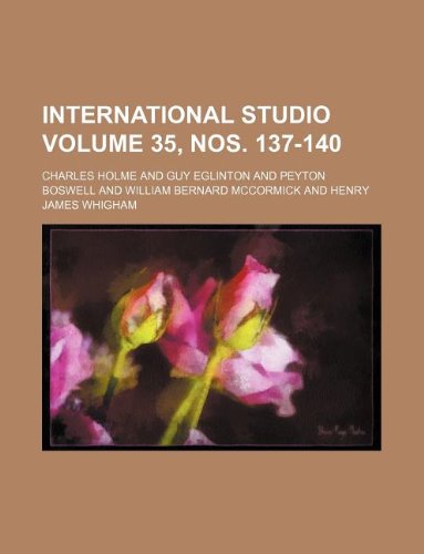 International Studio Volume 35, Nos. 137-140 Books