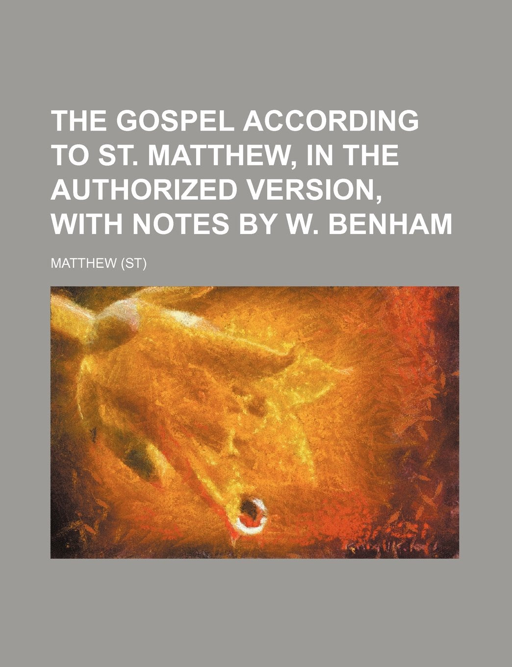 The Gospel According to St. Matthew, in the Authorized Version, with Notes by W. Benham Books