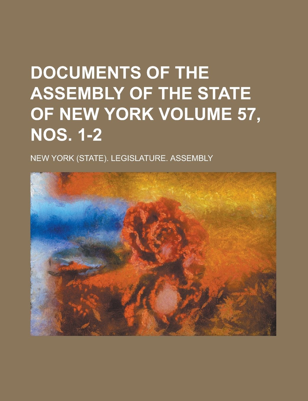Documents of the Assembly of the State of New York Volume 57, Nos. 1-2 book