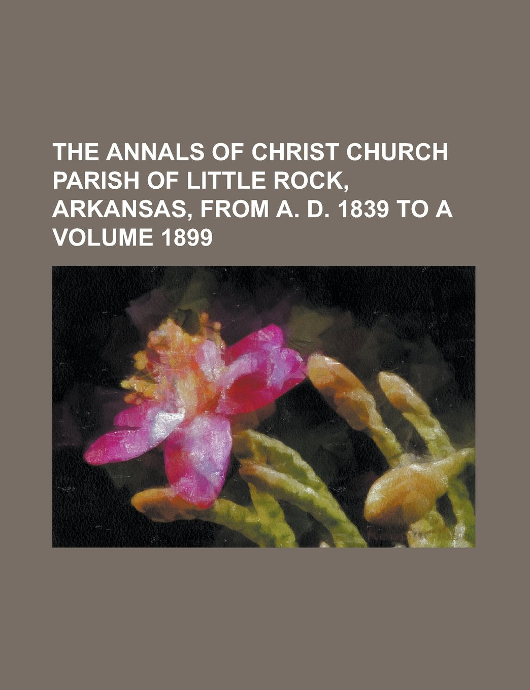 The Annals of Christ Church Parish of Little Rock, Arkansas, from A. D. 1839 to a Volume 1899 book