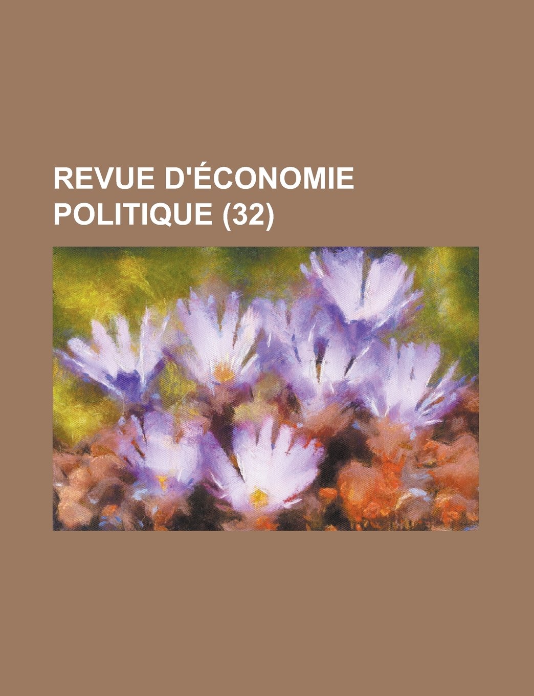 Revue D'Economie Politique (32) Books