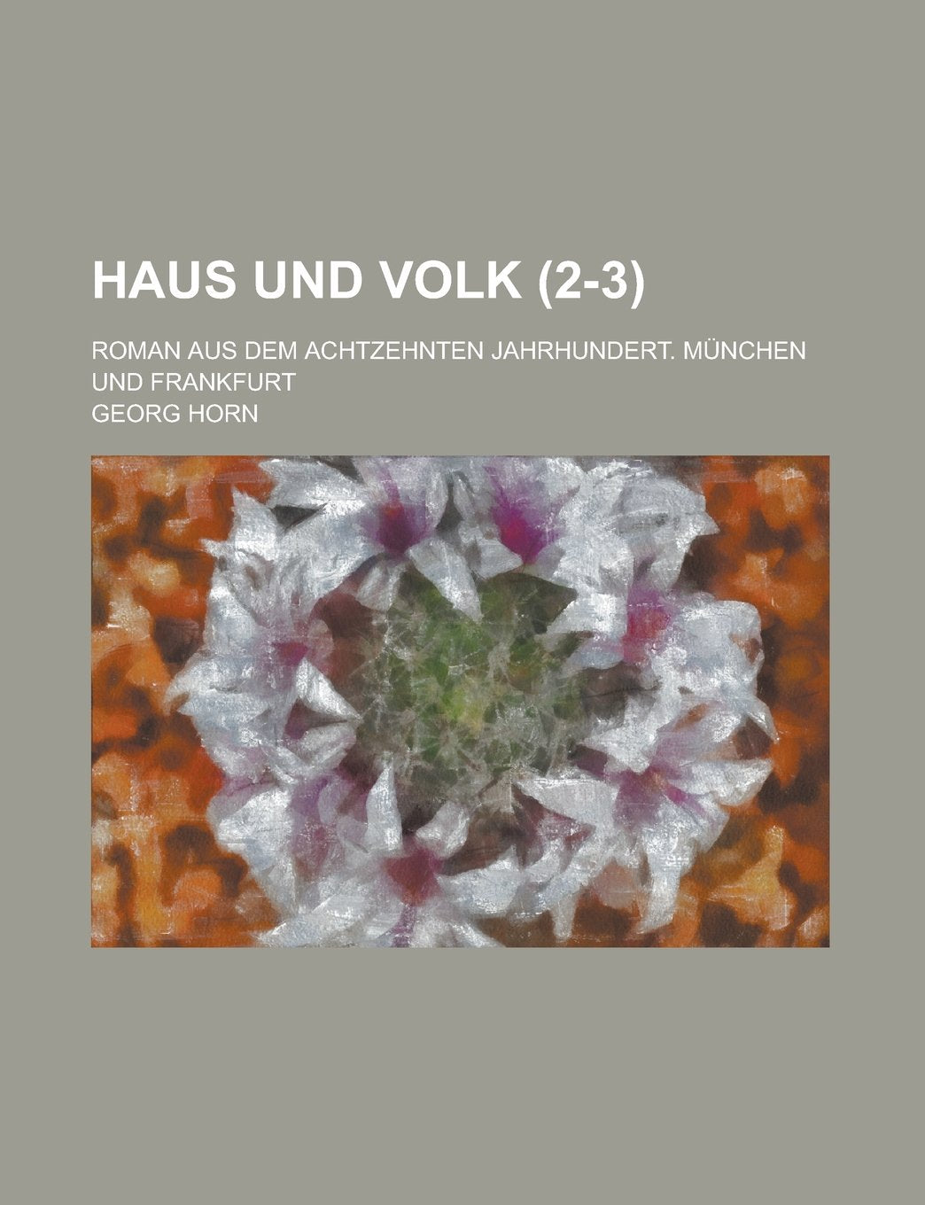 Haus Und Volk (2-3); Roman Aus Dem Achtzehnten Jahrhundert Books