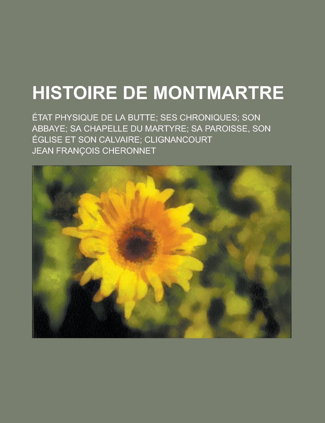 Histoire de Montmartre; Etat Physique de la Butte Ses Chroniques Son Abbaye Sa Chapelle Du Martyre Sa Paroisse, Son Eglise Et Son Calvaire Clignancour Books