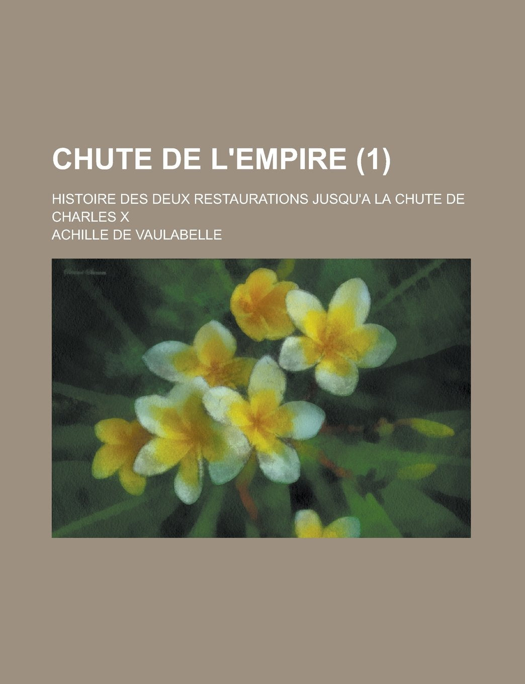Chute de L'Empire. Histoire Des Deux Restaurations Jusqu'a La Chute de Charles X; Histoire Des Deux Restaurations Jusqu'a La Chute de Charles X book