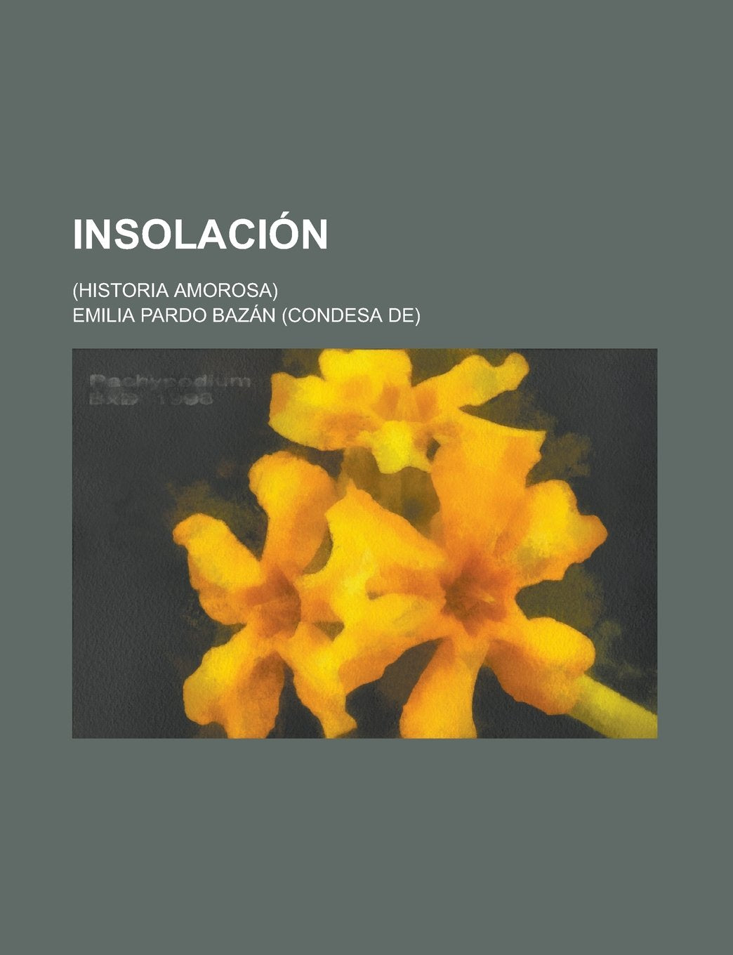 Insolacion; (Historia Amorosa) Books
