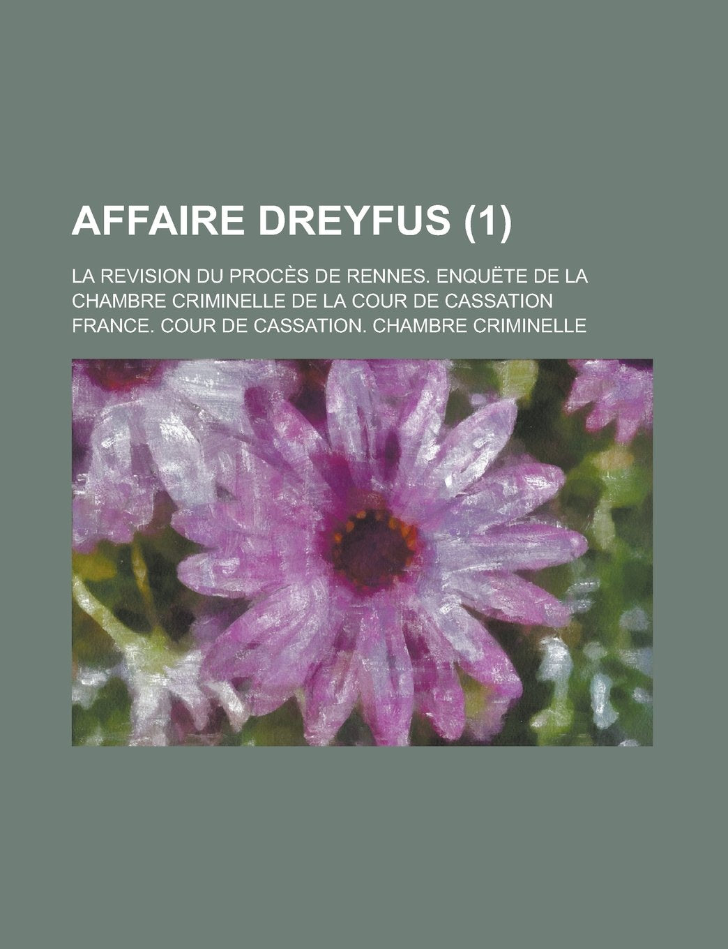 Affaire Dreyfus (1); La Revision Du Proces de Rennes. Enquete de La Chambre Criminelle de La Cour de Cassation book