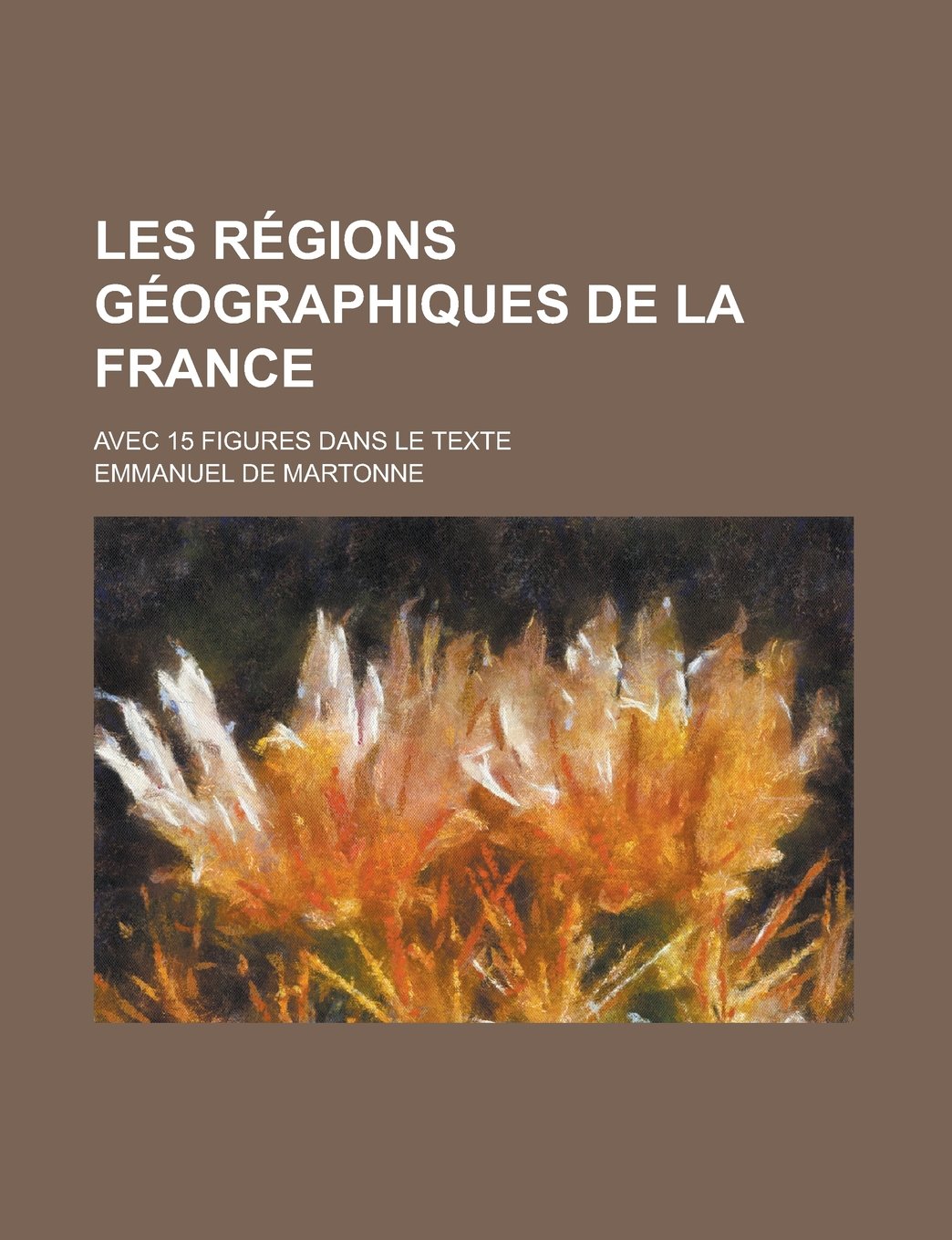 Les Regions Geographiques de La France; Avec 15 Figures Dans Le Texte Books