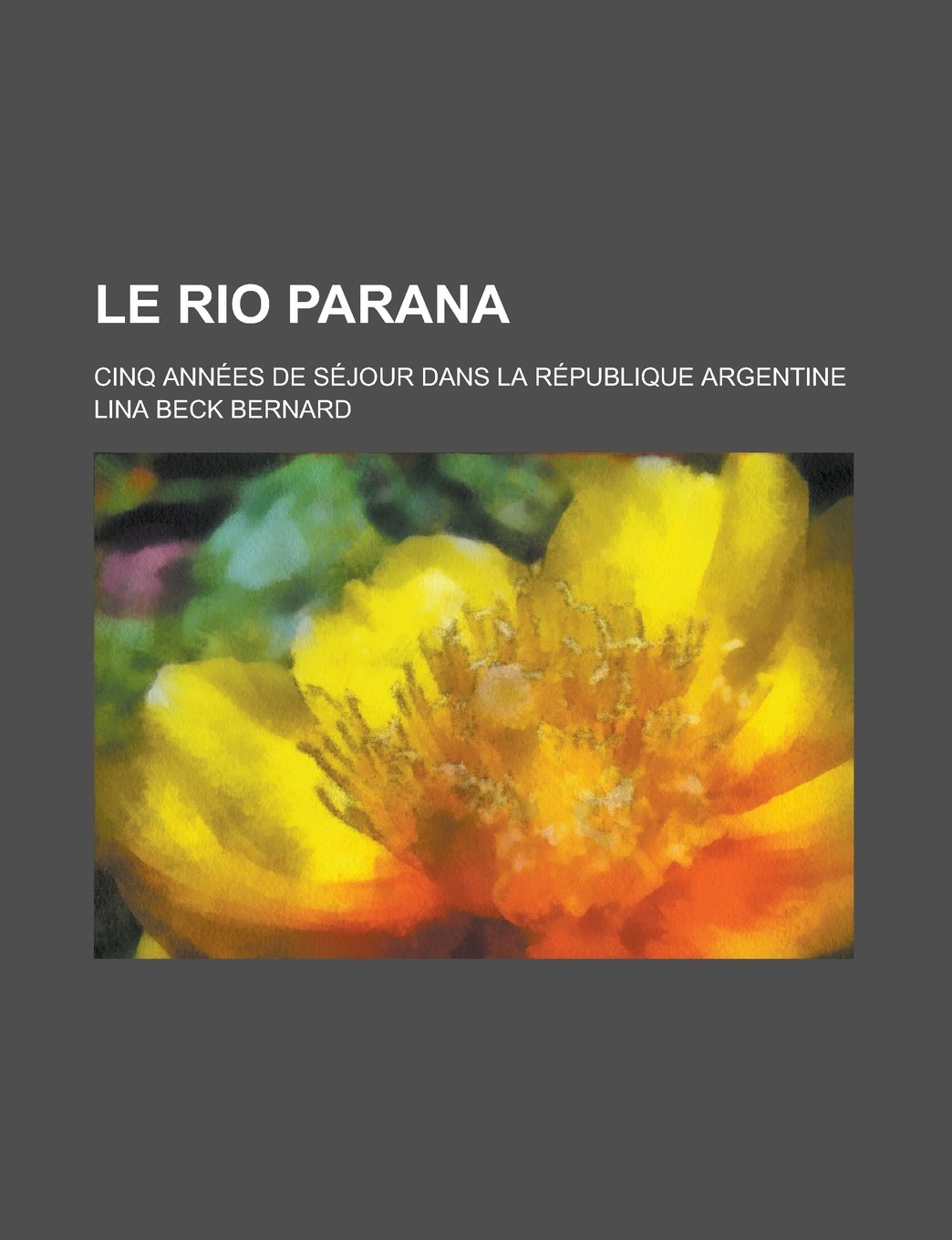 Le Rio Parana; Cinq Annees de Sejour Dans La Republique Argentine Books