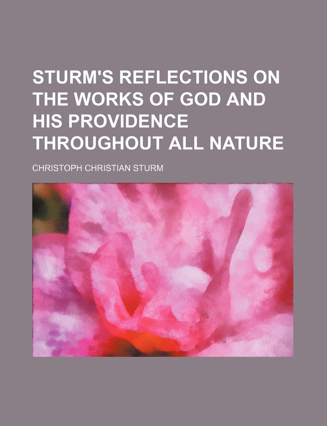 Sturm's Reflections on the Works of God and His Providence Throughout All Nature (Volume 1) Politics & History