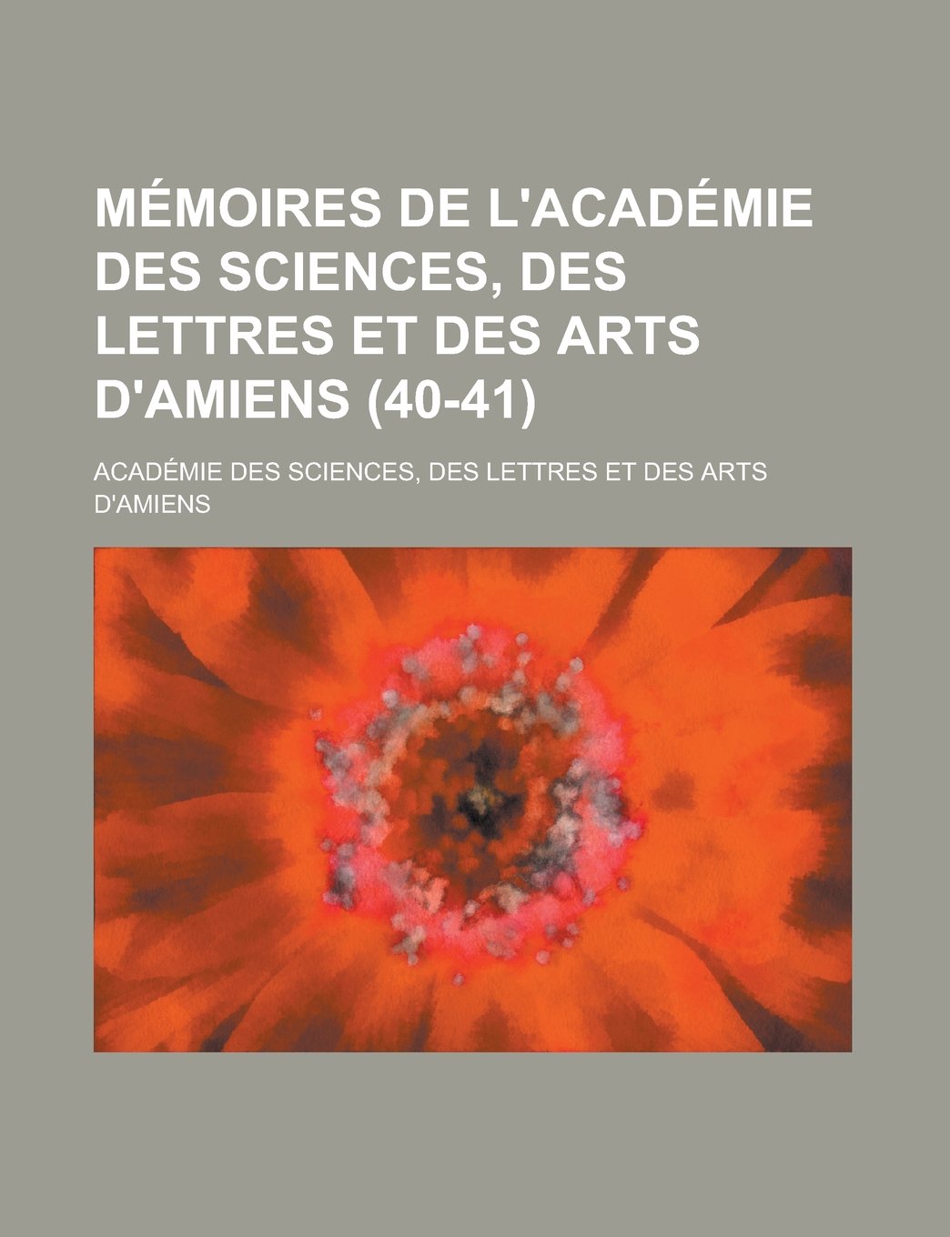 Memoires de L'Academie Des Sciences, Des Lettres Et Des Arts D'Amiens (40-41) Books