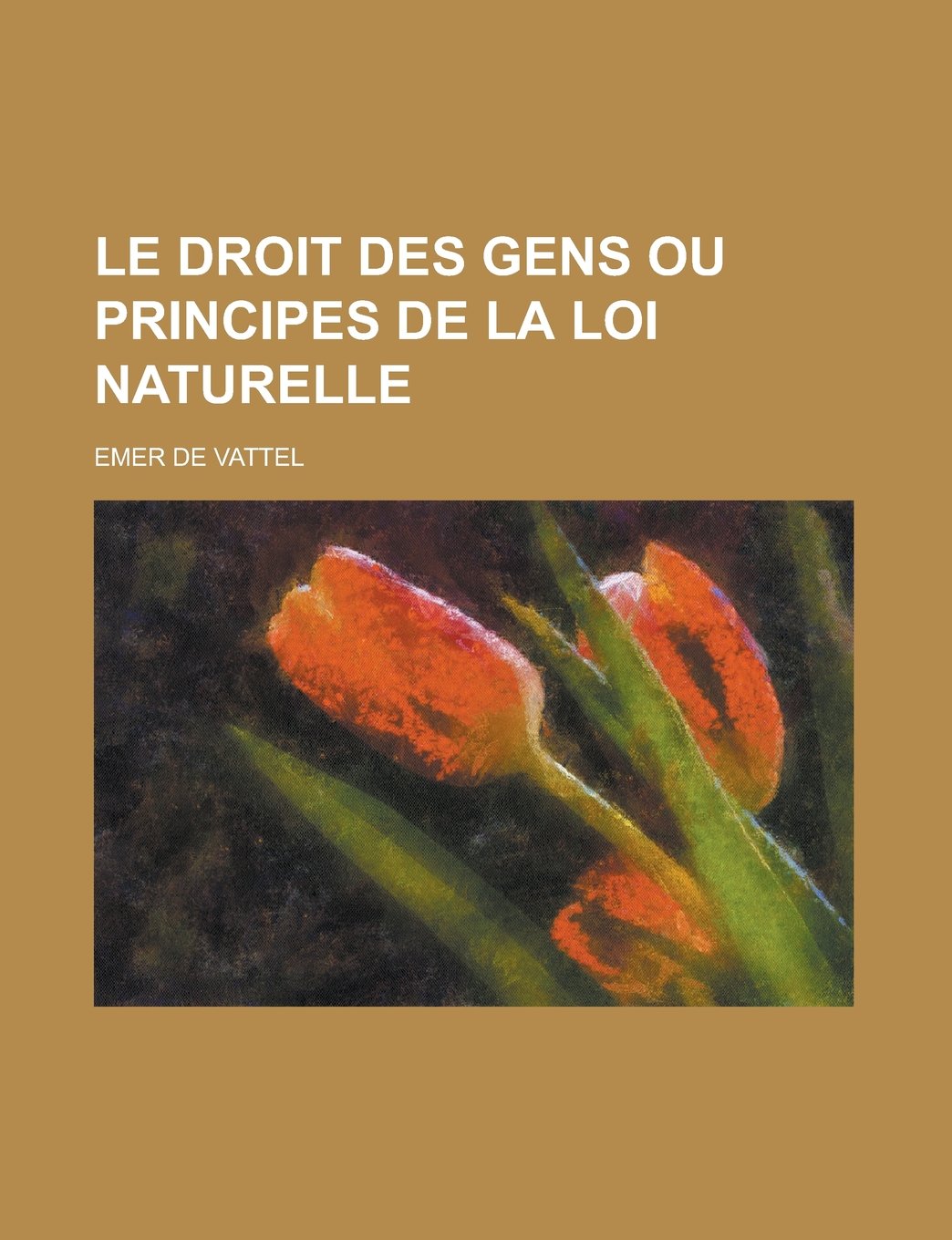 Le Droit Des Gens Ou Principes de la Loi Naturelle Politics & History