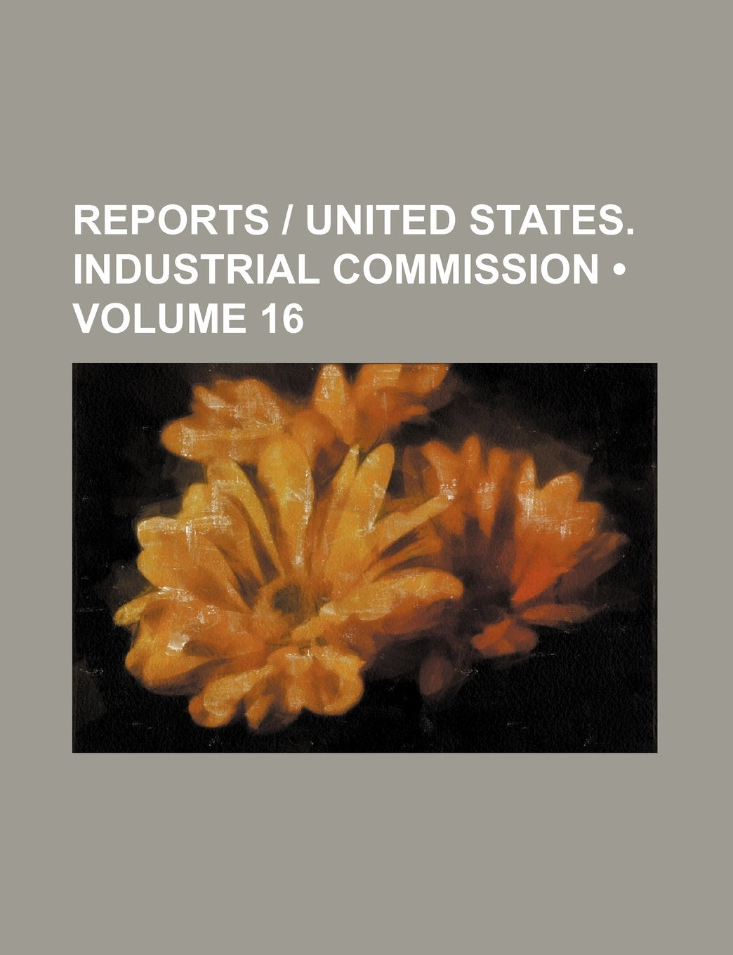 Reports United States. Industrial Commission (Volume 16) Books